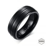 Anillo para caballero - Hecho de Titanio - ATT1