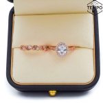 Anillos de compromiso - Plata 925 y Oro rosa 10K - AC17 - Imagen 8