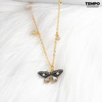 Collar de Plata 925 - Mariposa con cristales - C24 - Imagen 2