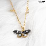 Collar de Plata 925 - Mariposa con cristales - C24 - Imagen 3