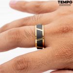 Anillo para caballero - Hecho de Tungsteno - AT19 - Imagen 2