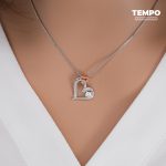 Collar de Plata 925 - Doble corazón C37 - Imagen 6