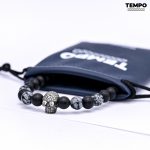 Pulsera para caballero - Piedra natural - ONIX MATE Y VENA DE DRAGON - PN26 - Imagen 9