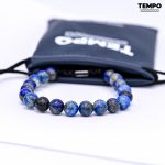 Pulsera para caballero - Piedra natural - LAPIZLASULI 8MM - PN14 - Imagen 5