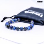 Pulsera para caballero - Piedra natural - LAPIZLASULI 8MM - PN14 - Imagen 6