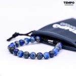 Pulsera para caballero - Piedra natural - LAPIZLASULI 8MM - PN14 - Imagen 7