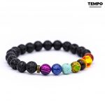 Pulsera para caballero - Piedra natural - 7 CHAKRAS 8MM - PN27 - Imagen 7