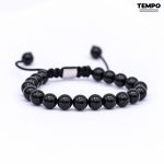 Pulsera para caballero - Piedra natural - ONIX BRILLANTE 8MM - PN9 - Imagen 8