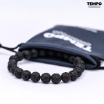 Pulsera para caballero - Piedra natural - PIEDRA VOLCÁNICA 8MM - PN3 - Imagen 4