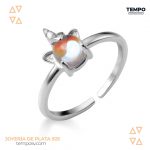 Anillo hecho de plata 925 - Unicornio - Ajustable - A71