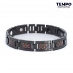 Pulsera hecha de Titanio y Acero 316 con piedras de energía curativa | PC1