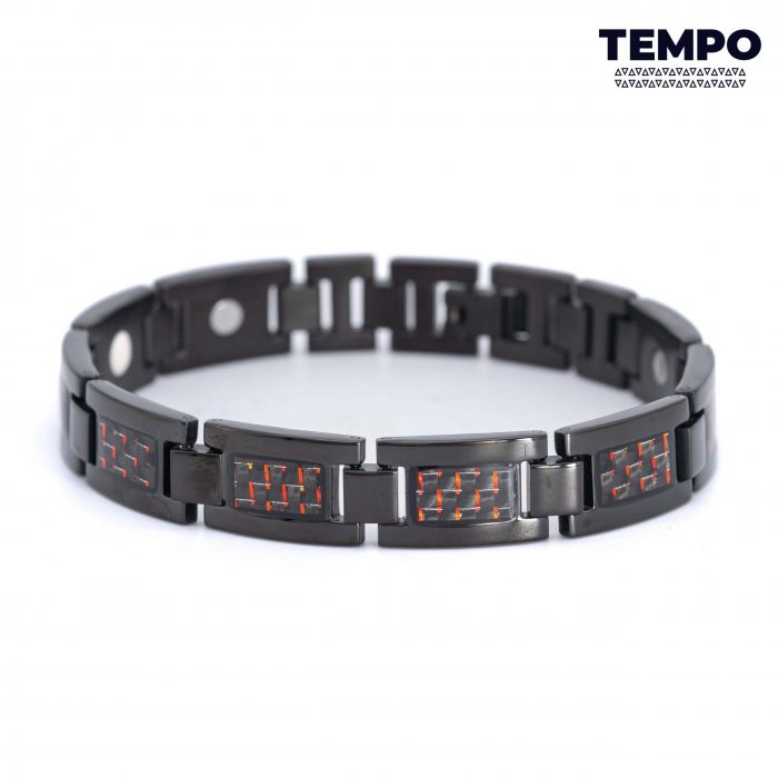 Pulsera hecha de Titanio y Acero 316 con piedras de energía curativa | PC1 - Imagen 1