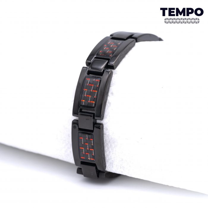 Pulsera hecha de Titanio y Acero 316 con piedras de energía curativa | PC1 - Imagen 4