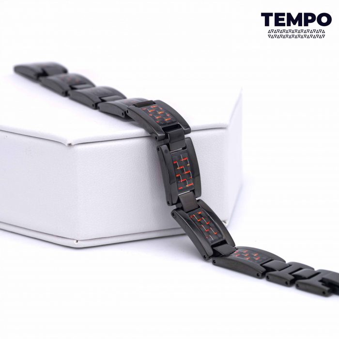 Pulsera hecha de Titanio y Acero 316 con piedras de energía curativa | PC1 - Imagen 3