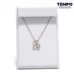 Collar de Plata 925 - Doble corazón C37 - Imagen 3