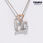Collar de Plata 925 - Doble corazón C37 - Imagen 2