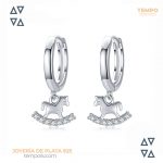 Aritos hechos de plata auténtica 925 - Código AA64