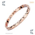 Pulsera hecha de Titanio y Acero 316 con piedras de energía curativa | PC14