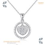 Collar de Plata 925 - Corazón cristales de circonia - C94
