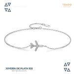 Pulsera de plata 925 | Figura de avión | BP51
