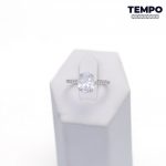 Anillo de compromiso - Hecho de plata italiana 925 - Corte ovalado - AC38 - Imagen 7