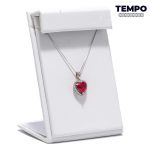 Collar de Plata 925 - CORAZON ROJO GIGANTE - C97 - Imagen 3