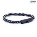 Pulsera para caballero - Cuero auténtico - Colección Córdoba C117 - Imagen 3