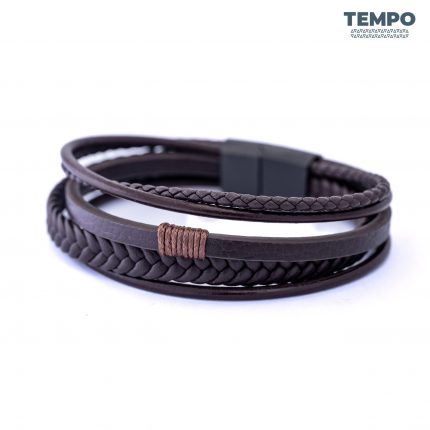 Pulsera para caballero - Pulsera de cuero Triple - CP31