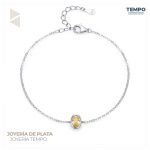 Pulsera de plata 925| MINIMALISTA CITRINO| BP88