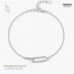 Pulsera de plata 925| MINIMALISTA RUSTICA CRISTALES BP93