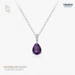 Collar de Plata 925 - COLLAR DE PLATA 925 –  GOTA PURPURA –  C157
