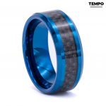 Anillo para caballero - Hecho de Tungsteno - AT40