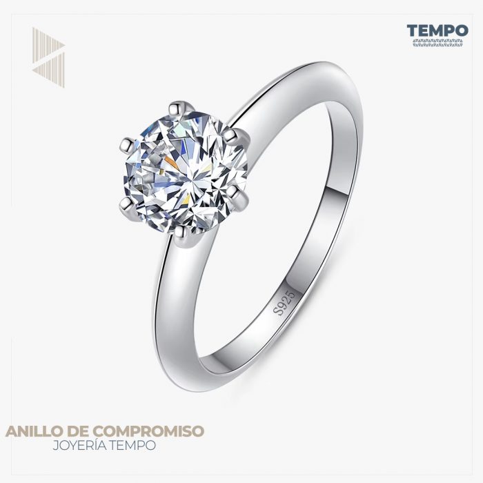 Anillos de compromiso - Plata 925 - AC11 - Imagen 1