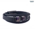 Pulsera para caballero - Piedra natural - PIEDRA AMATISTA - PN76 - Imagen 5