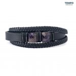 Pulsera para caballero - Piedra natural - PIEDRA AMATISTA - PN76 - Imagen 8