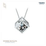 Collar de Plata 925 - COLLAR DE PLATA 925 –  CUBO DE CIRCONIA–  C181