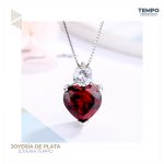 Collar de Plata 925 - COLLAR DE PLATA 925 –  CORAZÓN CON CIRCONIA–  C179