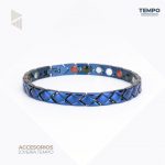 Pulsera hecha de Titanio y Acero 316 con piedras de energía curativa | PC26