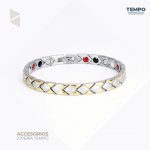 Pulsera hecha de Titanio y Acero 316 con piedras de energía curativa | PC27