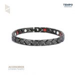 Pulsera hecha de Titanio y Acero 316 con piedras de energía curativa | PC28