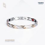 Pulsera hecha de Titanio y Acero 316 con piedras de energía curativa | PC31