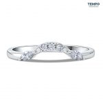 ANILLO HECHO DE ORO AMARILLO - MOISSANITA  - BBO8