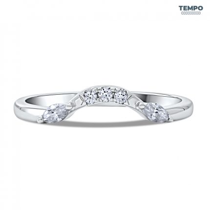 ANILLO HECHO DE ORO AMARILLO - MOISSANITA - BBO8