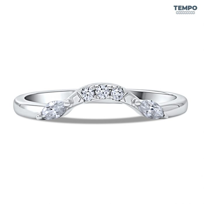 ANILLO HECHO DE ORO AMARILLO - MOISSANITA  - BBO8 - Imagen 1