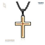 Collar de caballero – CRUZ GOLD EDGE BLACK C81