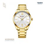 RELOJ MARCA CURREN – RC41 - METALICO AMARILLO