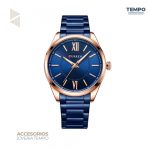 RELOJ MARCA CURREN – RC45 - METALICO AZUL