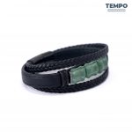 Pulsera para caballero - Piedra natural - PIEDRA GRANATE VERDE- PN73 - Imagen 9