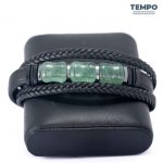 Pulsera para caballero - Piedra natural - PIEDRA GRANATE VERDE- PN73 - Imagen 6