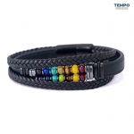 Pulsera para caballero - Piedra natural - 7 CHAKRAS - PN77 - Imagen 7